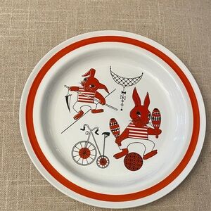 Arabia Finland “Sirkus ” 8” plate vintage